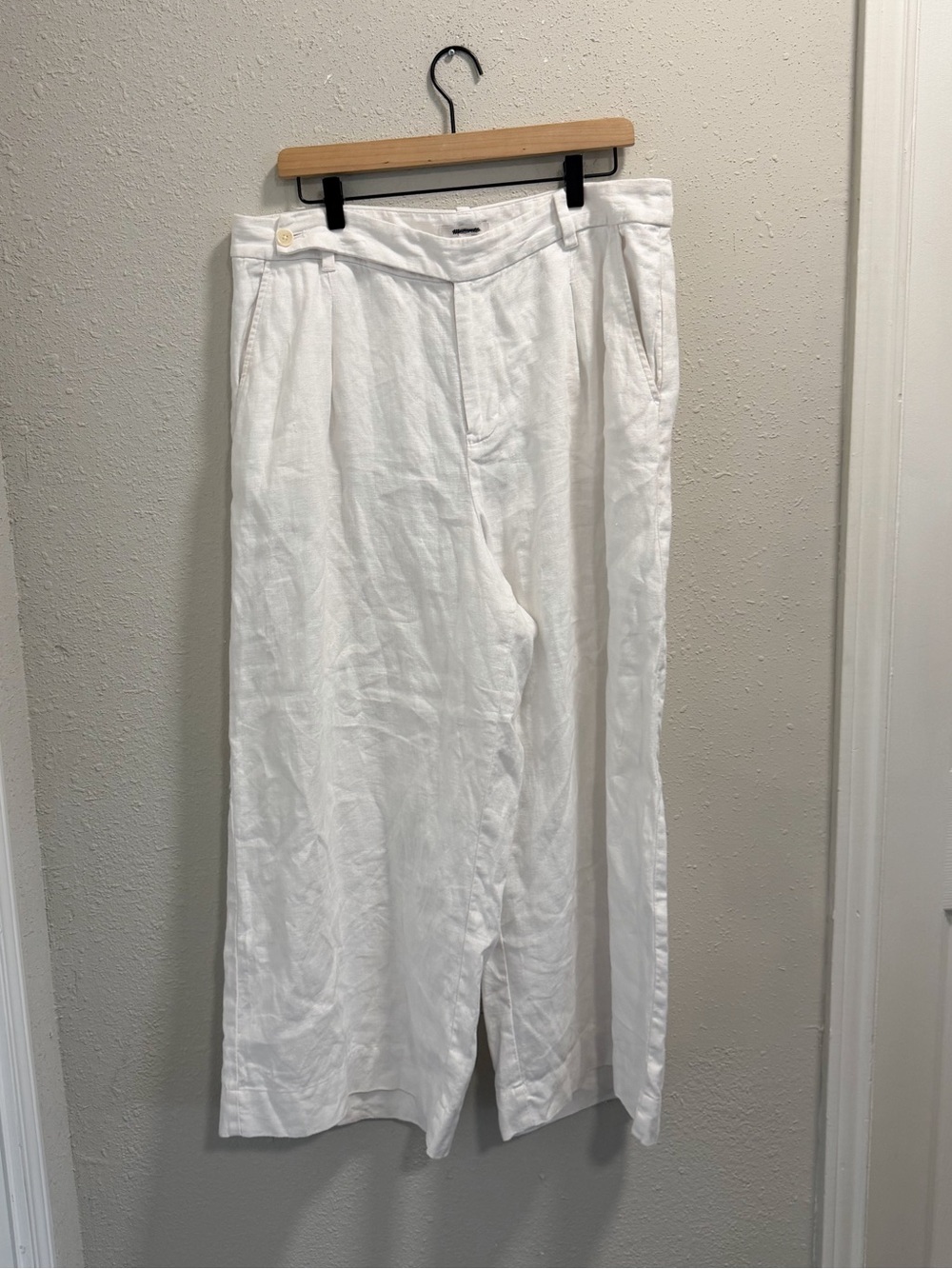 Madewell size 16 The Harlow Wide-Leg Pant in 100% Linen